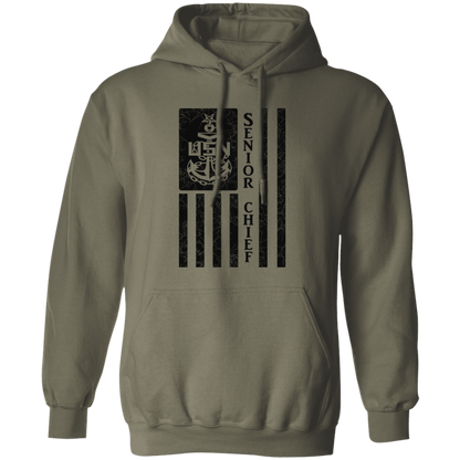 Senior Chief Flag  Pullover Hoodie