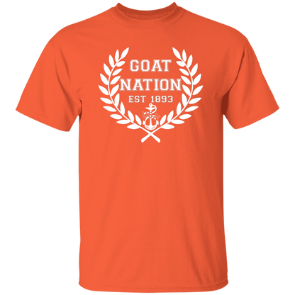 Goat Nation White 5.3 oz. T-Shirt