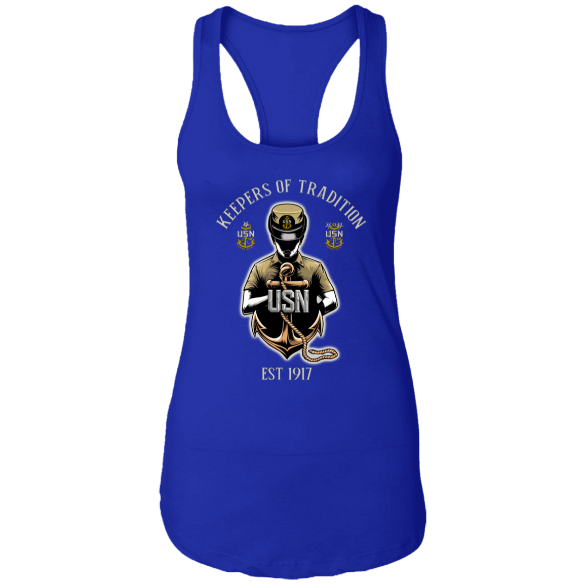 Keepers of Tradition W Ladies Racerback Tank