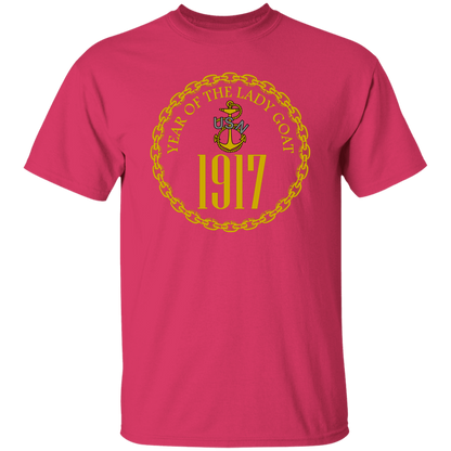 Year of the Lady Goat Gold 5.3 oz. T-Shirt