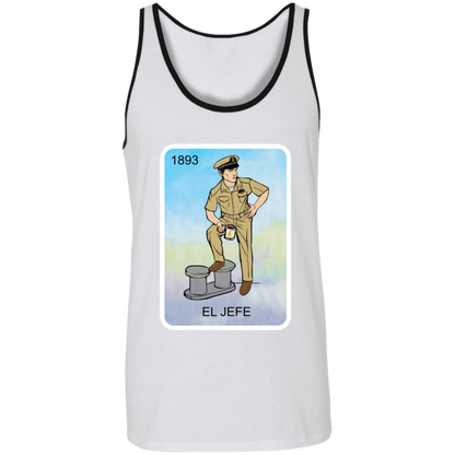 El Jefe Brown Shoe Card Unisex Tank