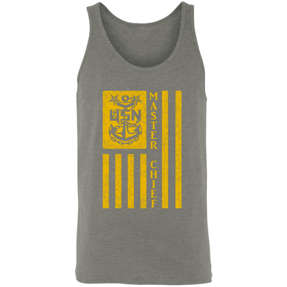 Master Chief Flag Gold Unisex Tank