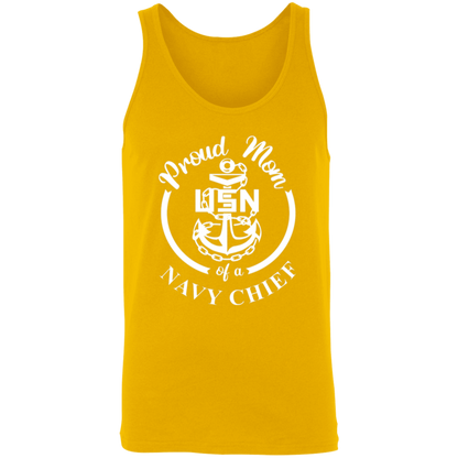 Proud Mom White Design  Unisex Tank