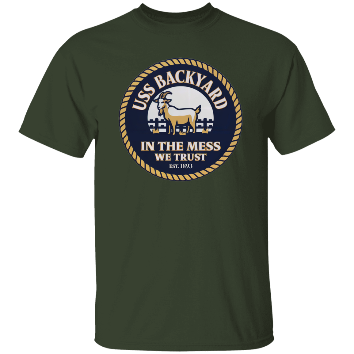 USS Backyard 5.3 oz. T-Shirt