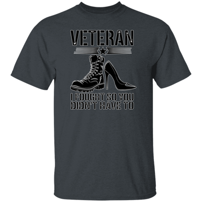 Veteran I Fought 5.3 oz. T-Shirt