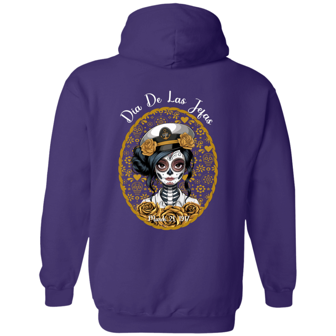 Dia De Las Jefas FB Pullover Hoodie