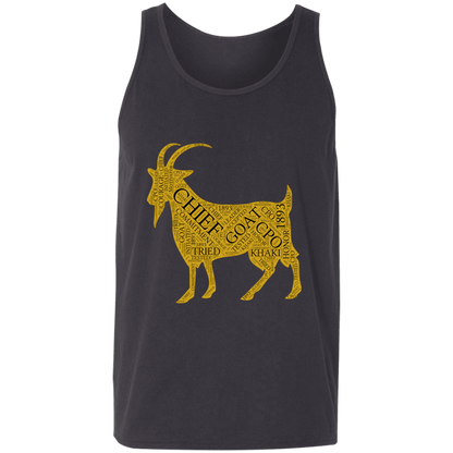 Goat Word Gold Unisex Tank