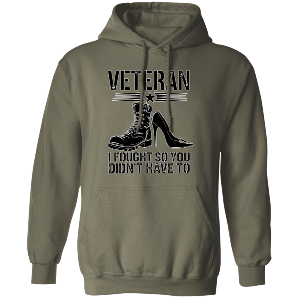 Veteran I Fought Pullover Hoodie