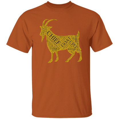 Goat Word Gold 5.3 oz. T-Shirt