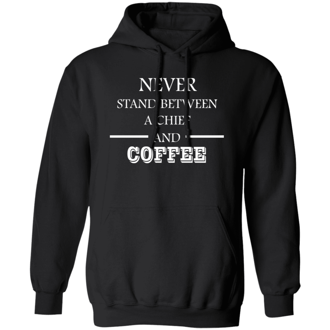 Coffee Love White Design Pullover Hoodie