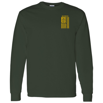 Retired Master Chief Flag FB LS T-Shirt 5.3 oz.
