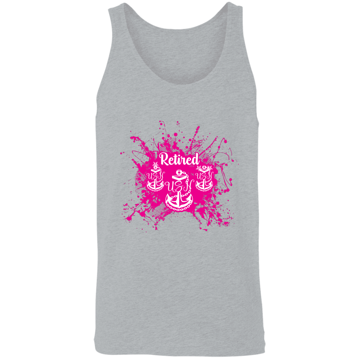 Retired Chief Pink Paint Unisex Tank