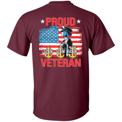 Proud Veteran FB 5.3 oz. T-Shirt