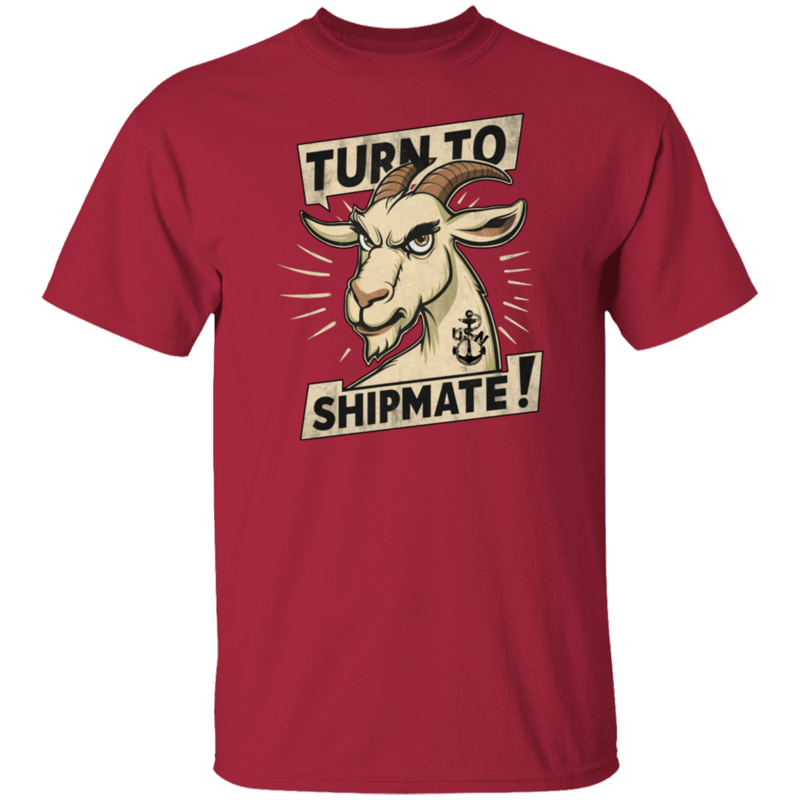 Turn To Shipmate 5.3 oz. T-Shirt