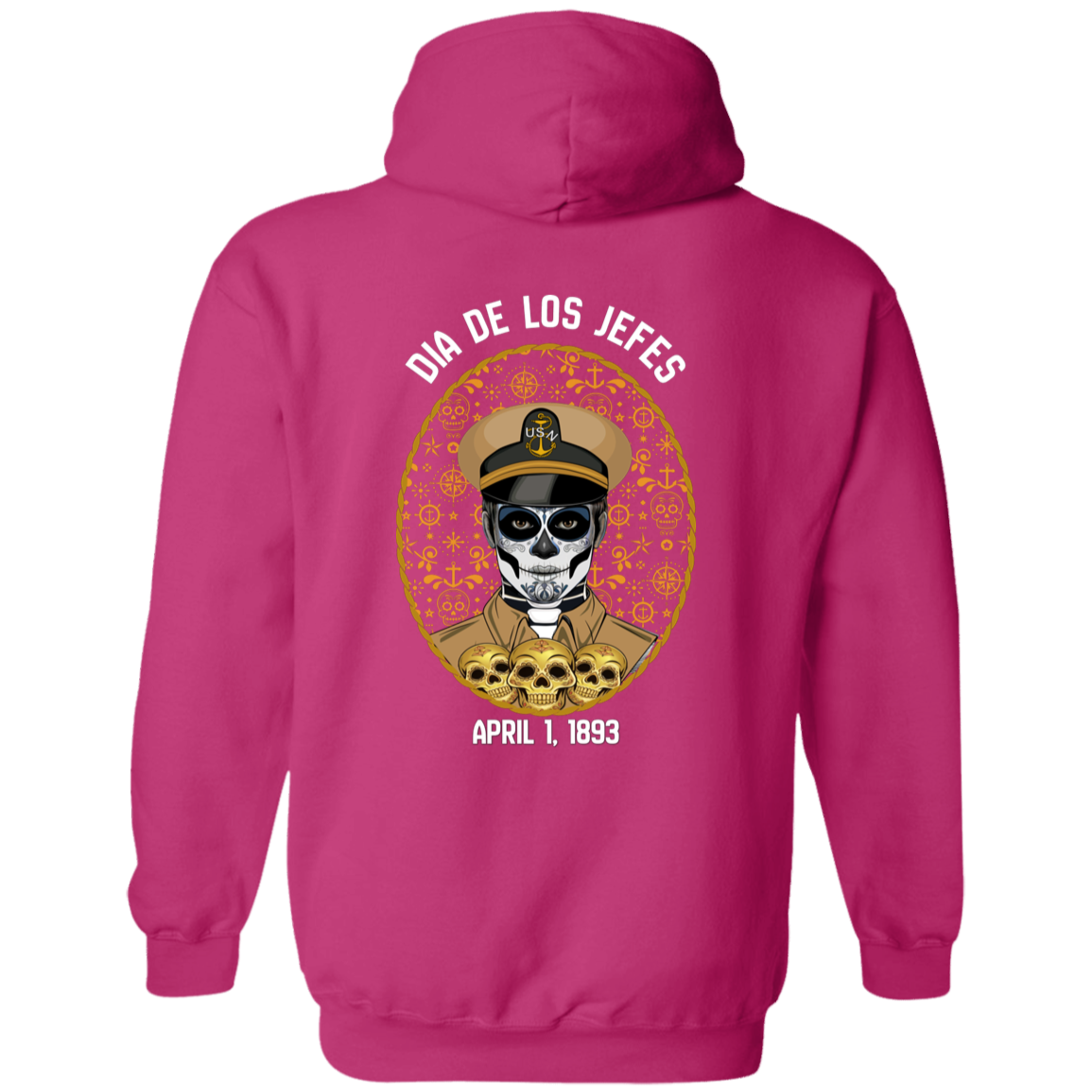 Dia De Los Jefes FB Pullover Hoodie