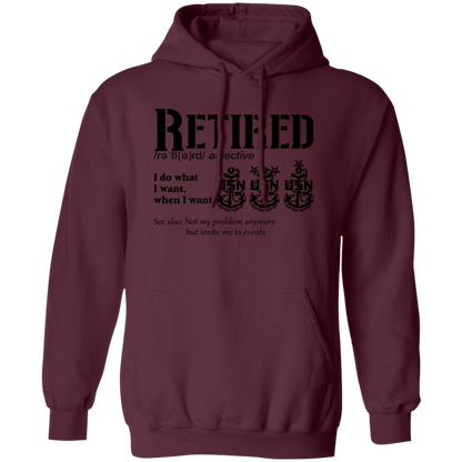 Retired Definition Pullover Hoodie
