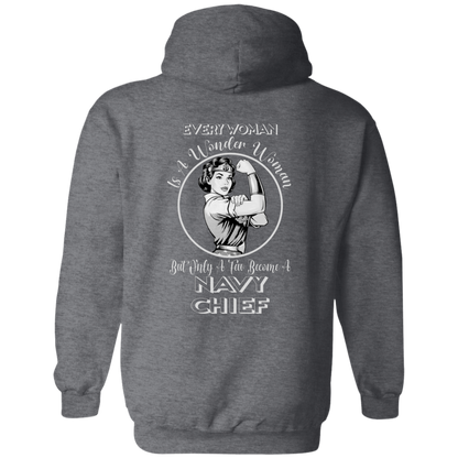 Every Wonder Woman BW Pullover Hoodie