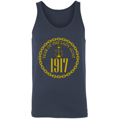 Year of the Lady Goat Gold Unisex Tank