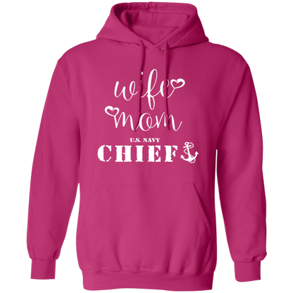 WMC White Pullover Hoodie