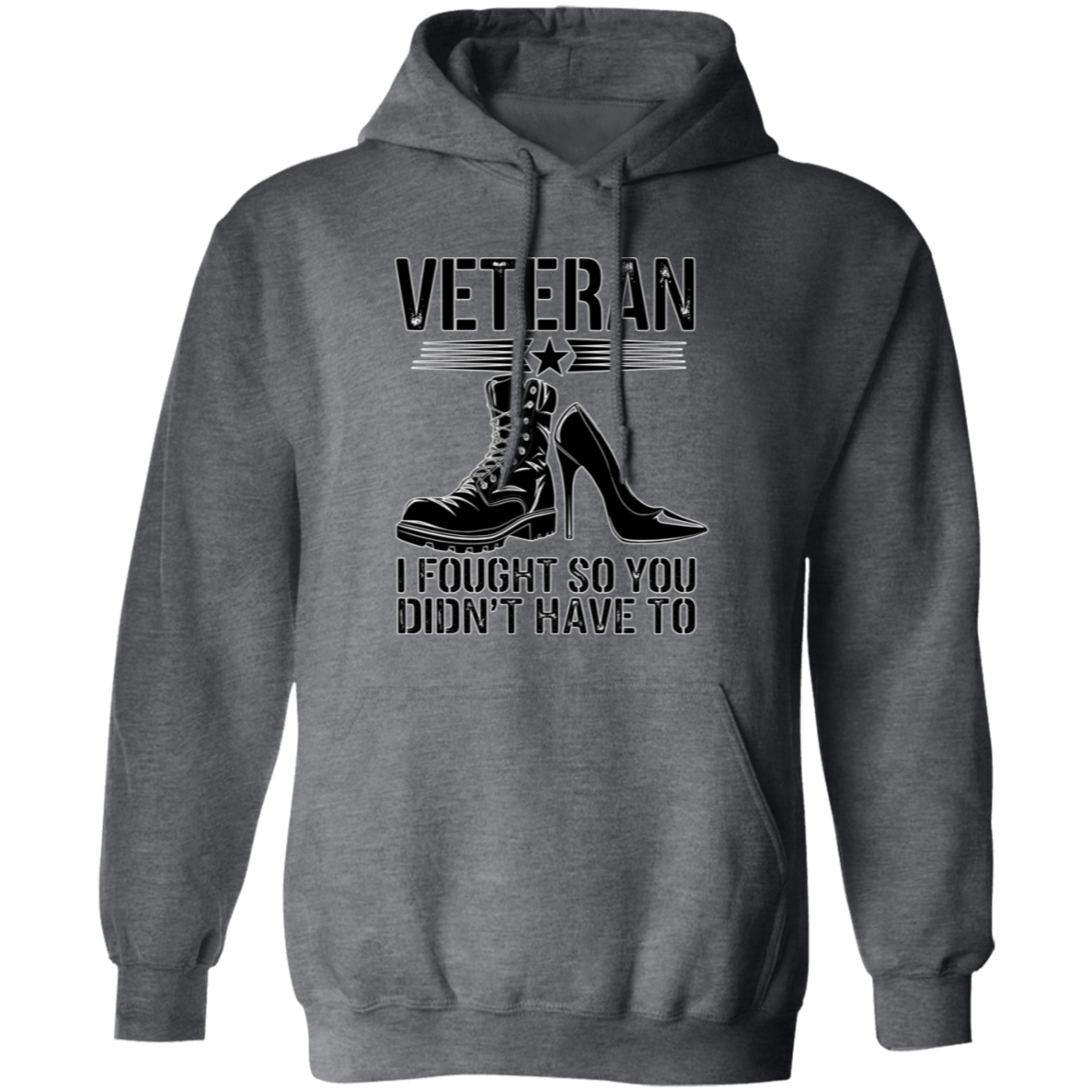 Veteran I Fought Pullover Hoodie