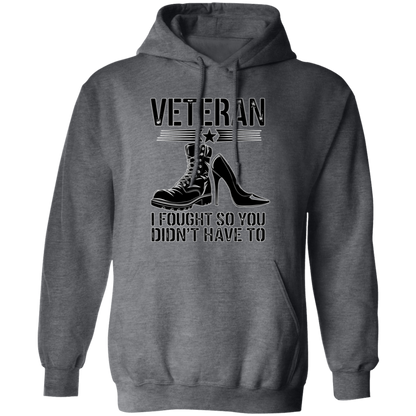 Veteran I Fought Pullover Hoodie