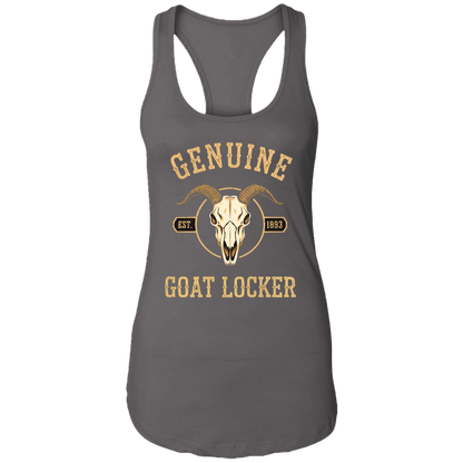 Genuine Goat Locker Ladies Racerback Tank