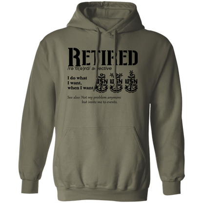 Retired Definition Pullover Hoodie