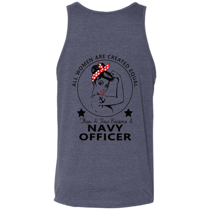 Navy Girl Officer FB Unisex Tank