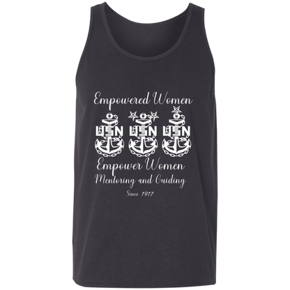Empowered Women White Design Unisex Tank