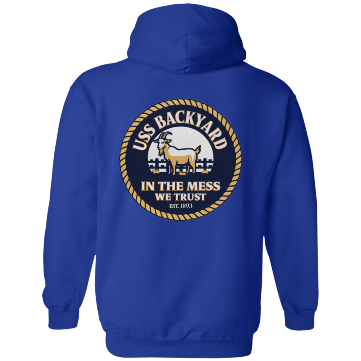 USS Backyard FB Pullover Hoodie