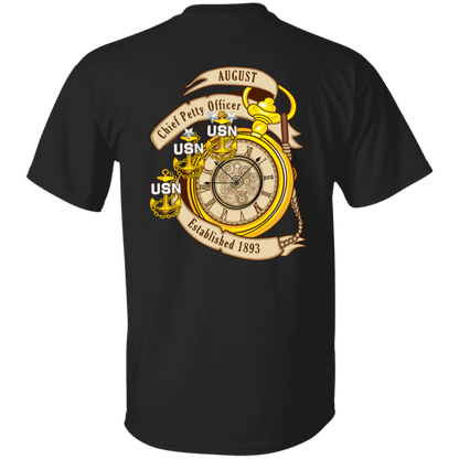 August CPO Two Sides 5.3 oz. T-Shirt