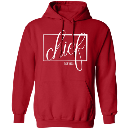 Chief 1893 White Pullover Hoodie