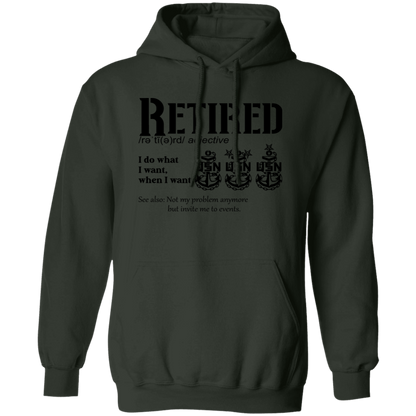 Retired Definition Pullover Hoodie