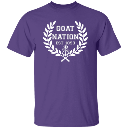 Goat Nation White 5.3 oz. T-Shirt
