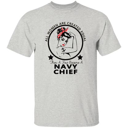 Navy Girl Chief  5.3 oz. T-Shirt