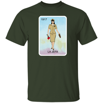 La Jefa Brown Shoe 5.3 oz. T-Shirt