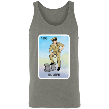 El Jefe Card Unisex Tank