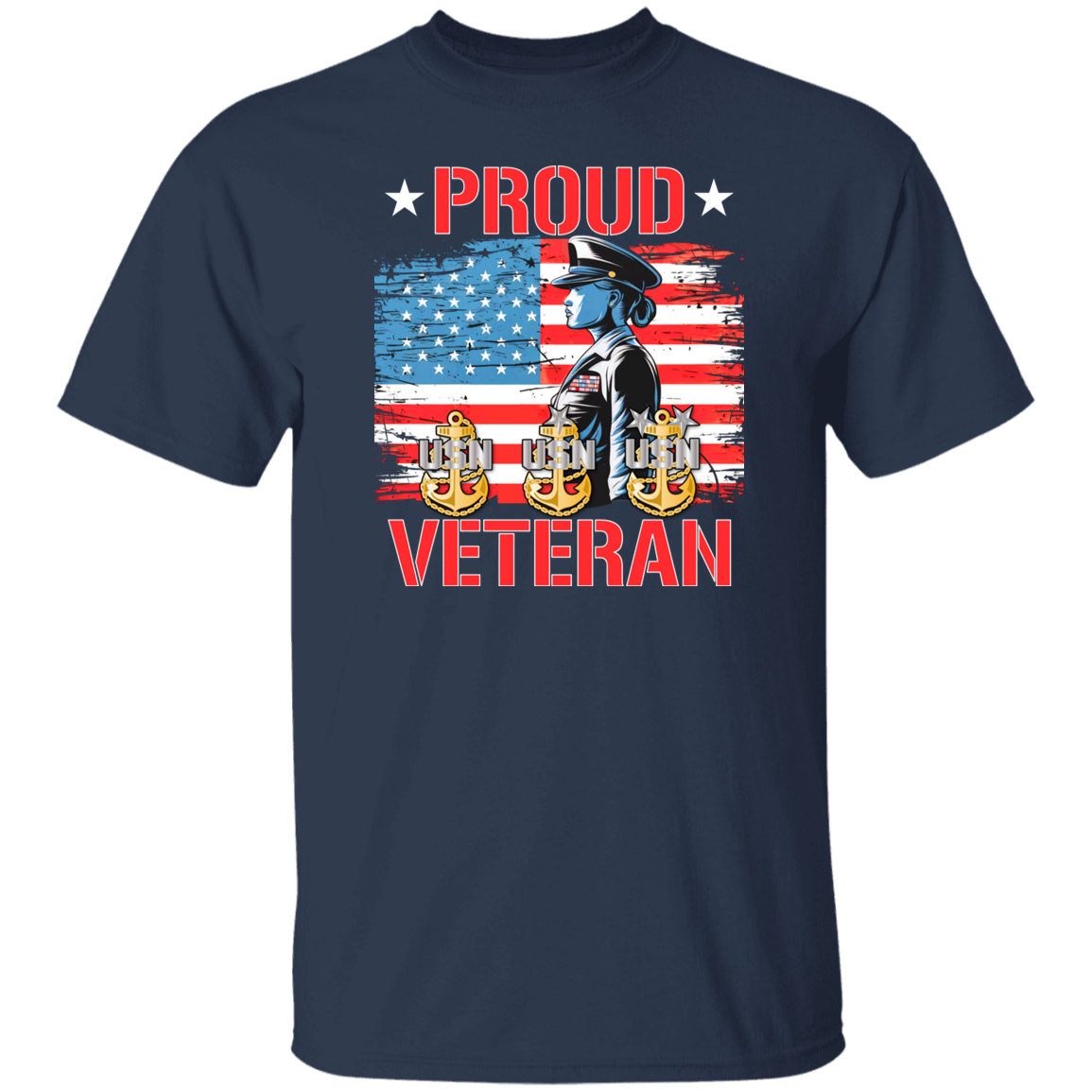 Proud Veteran 5.3 oz. T-Shirt