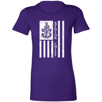 Senior Chief Flag White Ladies' Favorite T-Shirt