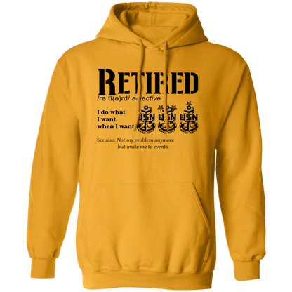 Retired Definition Pullover Hoodie