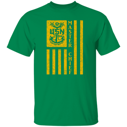 Master Chief Flag Gold 5.3 oz. T-Shirt