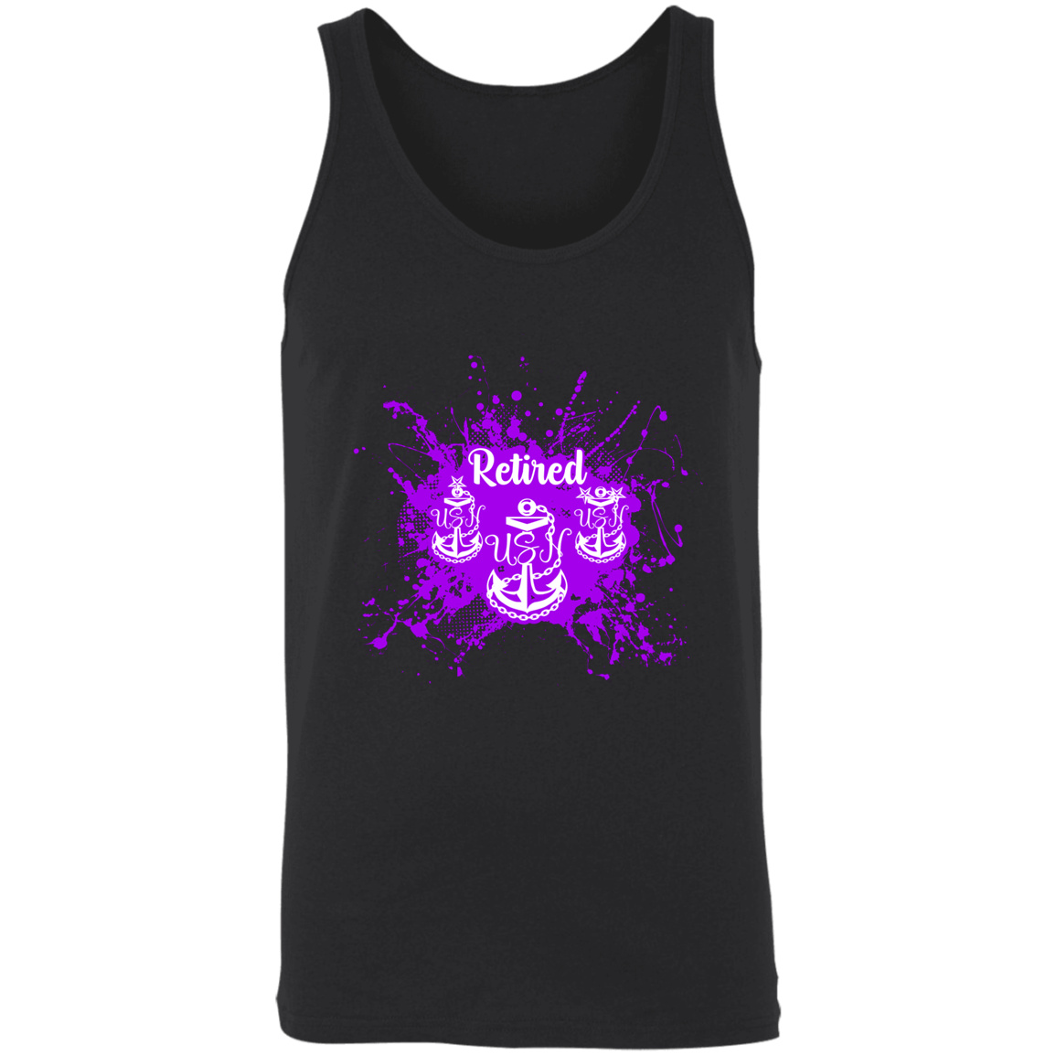 Retired Chief Purple Paint Unisex Tank