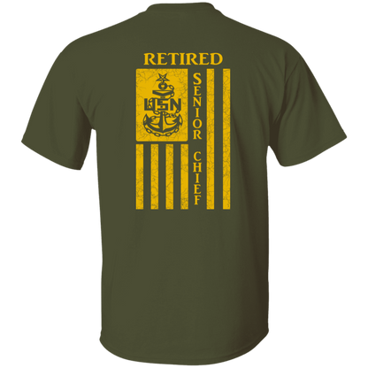 Retired Senior Chief Flag FB T-Shirt