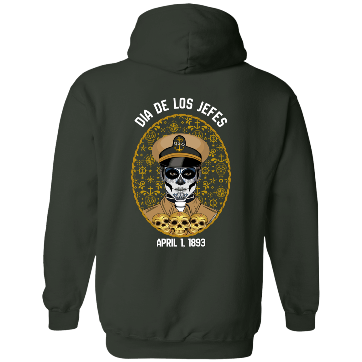 Dia De Los Jefes FB Pullover Hoodie