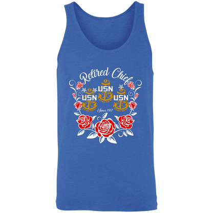 Retired Chief Rose Unisex Tank