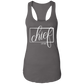 Chief 1893 White Ladies Racerback Tank