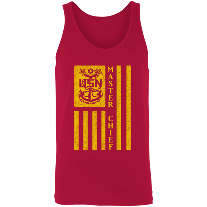 Master Chief Flag Gold Unisex Tank