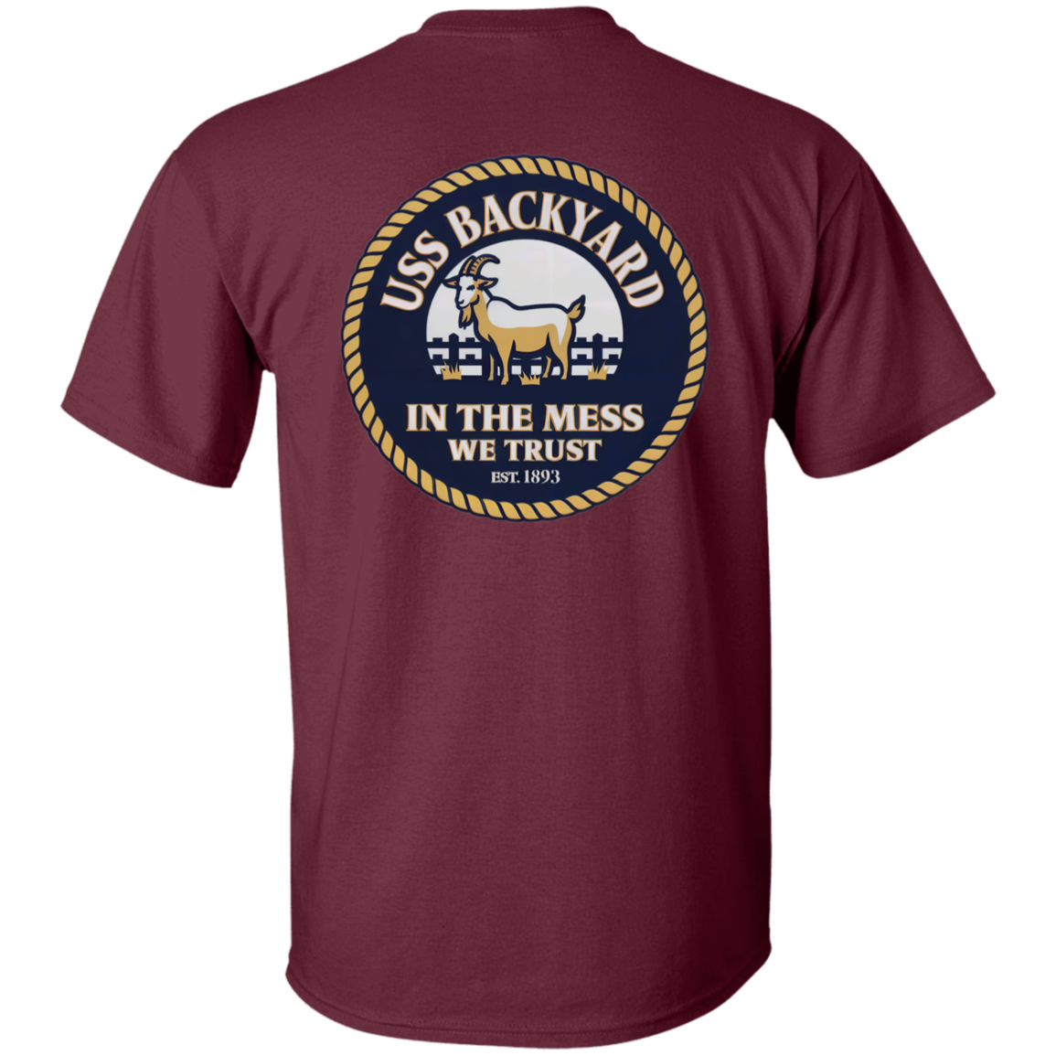 USS Backyard FB 5.3 oz. T-Shirt