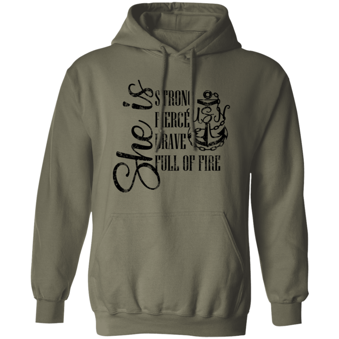 She Is Pullover Hoodie