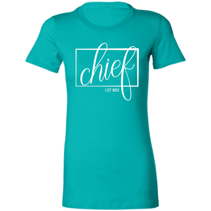 Chief 1893 White Ladies' Favorite T-Shirt